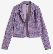 Strukturierter blazer lila gebraucht kaufen  Deutschland