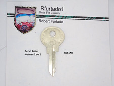 Chave em branco para Renault e Peugeot vintage 1964 a 1979 (RE61XR), usado comprar usado  Enviando para Brazil