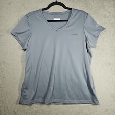 Blusa esportiva atlética Columbia feminina cinza omni-wick evaporação avançada tamanho XL , usado comprar usado  Enviando para Brazil