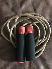 Corda de salto de velocidade de couro SportSmith com alças de espuma, 9' de comprimento comprar usado  Enviando para Brazil