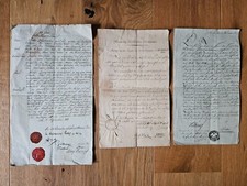 Early 1800s documents for sale  WEST DRAYTON