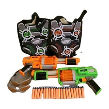 Ensemble pistolets nerf d'occasion  Pontvallain