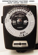 Sixtomat electronic gossen usato  Seregno