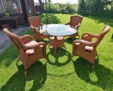 Rattan essgruppe tlg gebraucht kaufen  Marne