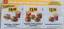 mcdonalds coffee vouchers for sale mcdonalds coffee vouchers for sale BRISTOL