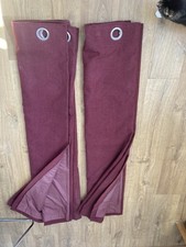 Dunelm deep burgundy for sale  WARRINGTON