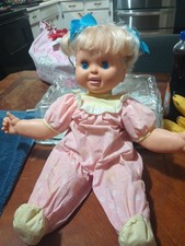 Boneca bebê interativa vintage 1992 - Baby Loves to Talk - Toy Biz - 19” FUNCIONA comprar usado  Enviando para Brazil