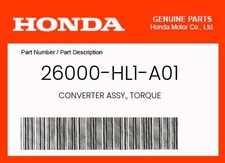Usado, Honda genuíno conversor Assy., torque - 26000-Hl1-A01 comprar usado Usado, Honda genuíno conversor Assy., torque - 26000-Hl1-A01 comprar usado  Enviando para Brazil