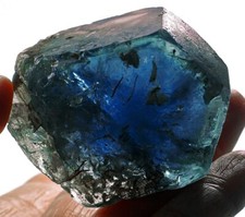 Espécimen áspero faceta cristal azul aguamarina Super Santa María 316 quilates YHLA15 segunda mano  Embacar hacia Mexico