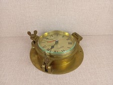 Mosiężny zegar Chelsea Clock Co. Boston U.S. Maritime Commission Retro, używany na sprzedaż  PL