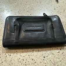 Longchamp leather wallet d'occasion  Expédié en Belgium