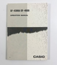 Casio SF-4300A/SF-4600 Operation Manual comprar usado  Enviando para Brazil