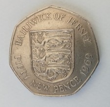 Rare 50p jersey for sale  SEAHAM