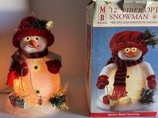 Fiber optic snowman for sale  Dover