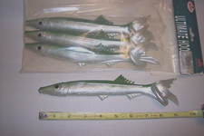 Isca de peixe Manns Ballyhoo 9" isca de atum 4PK marlin veleiro descontinuado, usado comprar usado  Enviando para Brazil