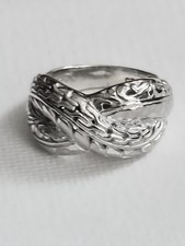 Sterling silver band for sale  LONDON