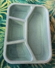Usado, Ludlz 1000ml Porta-Almoço Portátil Bento Box Recipiente de Armazenamento de Alimentos para Piquenique comprar usado  Enviando para Brazil