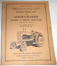 Massey harris diesel for sale  Elizabeth