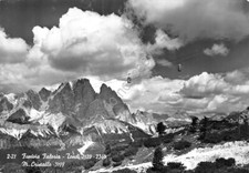 Cartolina funivia faloria usato  Milano