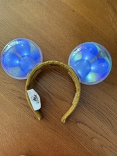 Orelhas de Mickey Mouse WDW 50º Aniversário Iluminar Balões Faixa de Cabeça Ouro Disney comprar usado  Enviando para Brazil