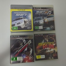 Pacote Need For Speed PS3 Playstation 3 Shift Shift 2 Hot Pursuit The Run na caixa, usado comprar usado  Enviando para Brazil