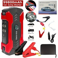 Carregador de bateria banco de potência 100000mAh carro salto iniciador caixa jumper comprar usado  Enviando para Brazil