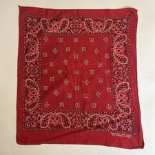 Vintage bandana red for sale  LEEDS