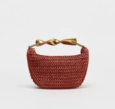 Red raffia top for sale  BRIDGWATER