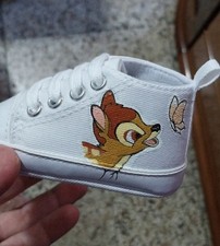 Scarpe neonato dipinte usato  Catania