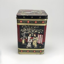 Oriental tea tin for sale  PORTSMOUTH
