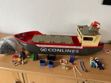 Playmobil containerschiff frac gebraucht kaufen  Niestetal