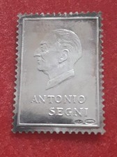 Francobollo lamina argento usato  Venegono Superiore
