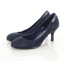CCDK - buty / obcas / OBCASY / ZAMSZ / DARK NAVY BLUE rozm. 38 na sprzedaż  PL