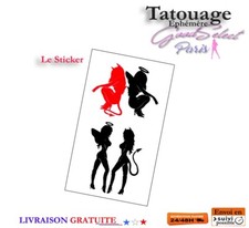 Tatouage temporaire ange d'occasion  France