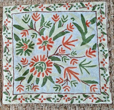 Floral crewel embroidered for sale  Portland
