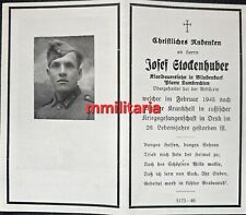 Sterbebild wwii bergefreiter gebraucht kaufen  Gottmadingen