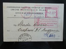 Cartolina meccanica rossa usato  Trieste
