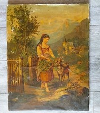 Grande chromolithographie scen d'occasion Grande chromolithographie scen d'occasion  Cugnaux