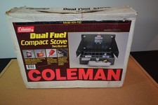 Fogão compacto Coleman duplo combustível dois queimadores acampamento 424–700 comprar usado  Enviando para Brazil
