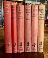AGATHA CHRISTIE COLLECTION Of FIRST EDITIONS 6 x CRIME NOVELS Original Bindings comprar usado  Enviando para Brazil