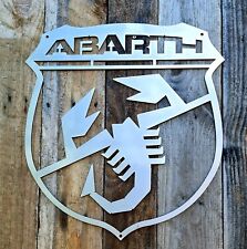 Abarth metal sign for sale  NOTTINGHAM