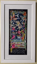 Quadro serigrafia francesco usato  Roma