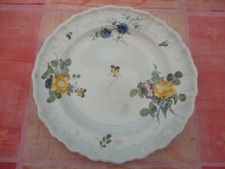 Assiette faience moustiers d'occasion  Aillant-sur-Tholon