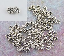 100 contas espaçadoras de margarida Bali prata esterlina 4 mm comprar usado  Enviando para Brazil