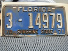 Florida license plate for sale  Fayetteville