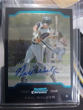 Bowman Draft Picks & Prospects 2004 Neil Walker cromo automático BDP172 PIRATAS 1er segunda mano  Embacar hacia Mexico