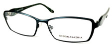 Armação de óculos BCBGMAXAZRIA “KATIA” NOS Itália verde esmeralda 53-15-135 comprar usado  Enviando para Brazil