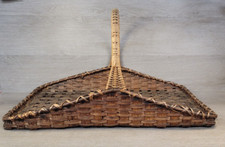 Usado, Cesta de coleta tala plana retangular antiga primitiva 23" L x 14 5/8" W comprar usado  Enviando para Brazil