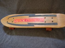 Vintage 1980 HUFFY Quick Thunder Wood SKATEBOARD modelo # 7580, BOM!!!! comprar usado  Enviando para Brazil