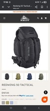 Mochila de viagem KELTY Redwing 50L M/L preta mochila tática acampamento comprar usado  Enviando para Brazil